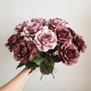 Zítra je Valentýn 🩷 Už máte květiny? 💐 Výhoda těch mých je, že nikdy neuvadnou 😊 #valentyn #paperflower #kvetinyzpapiru...